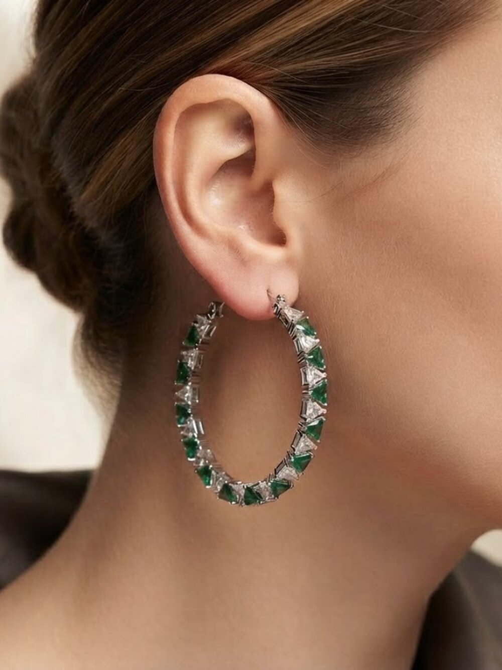 Swarovski Millenia Hoop Earrings